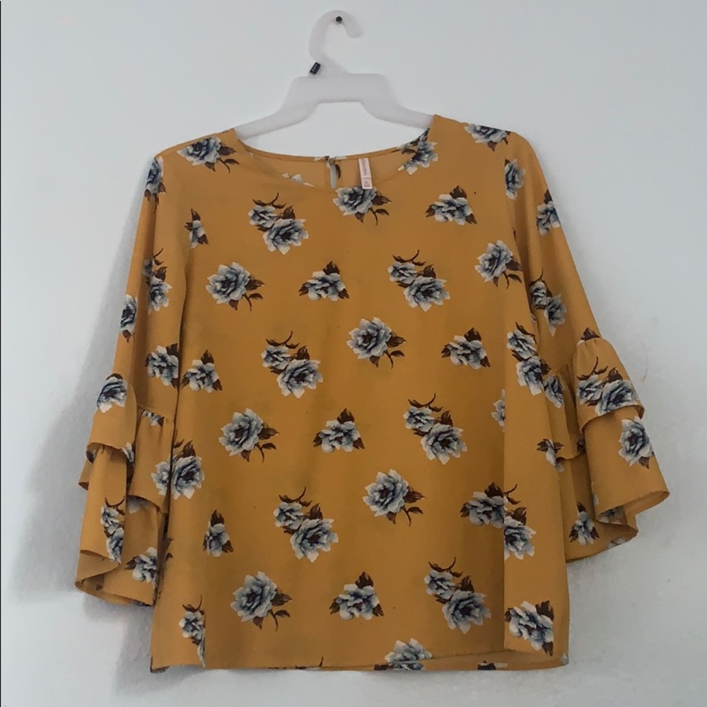 Yellow blouse